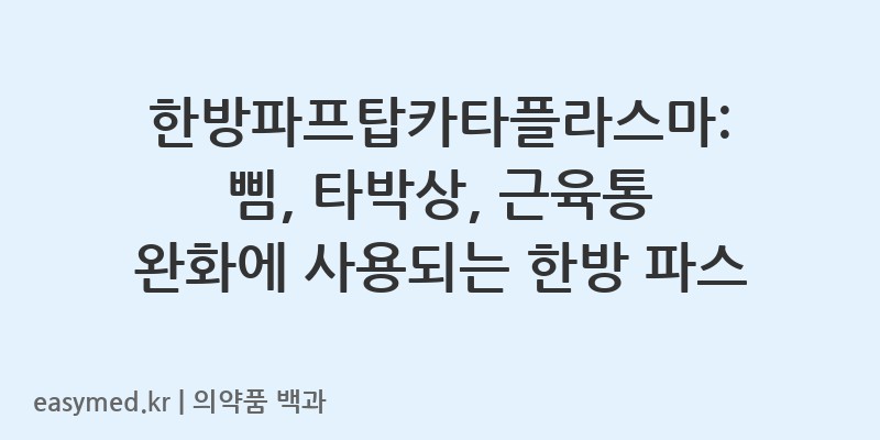 한방파프탑카타플라스마-200709642