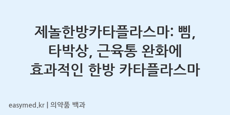 제놀한방카타플라스마-200713744