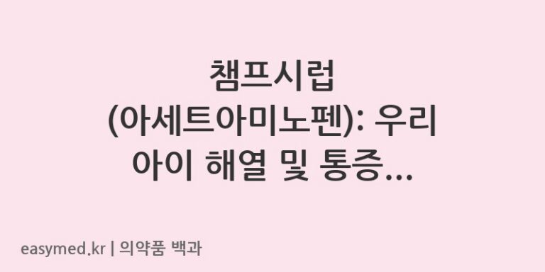 챔프시럽아세트아미노펜-201206715