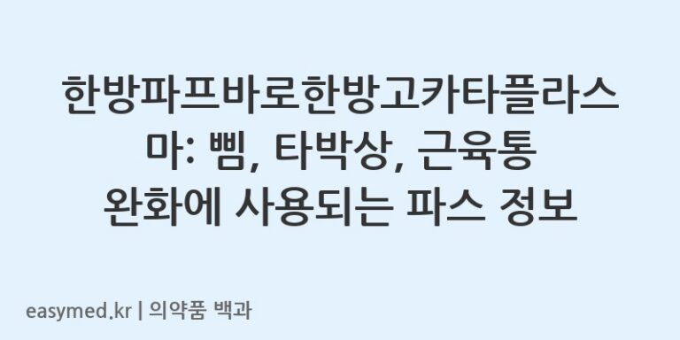 한방파프바로한방고카타플라스마-200806882